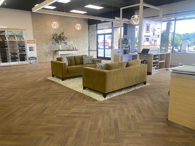 beautiful flooring showroom in Burlington